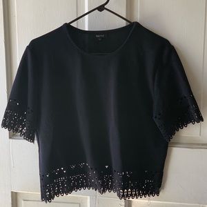VERTY: Black blouse